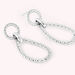 Boucles d'oreilles pendantes HARMONIE - Argenté - Boucles d'oreilles  | Agatha
