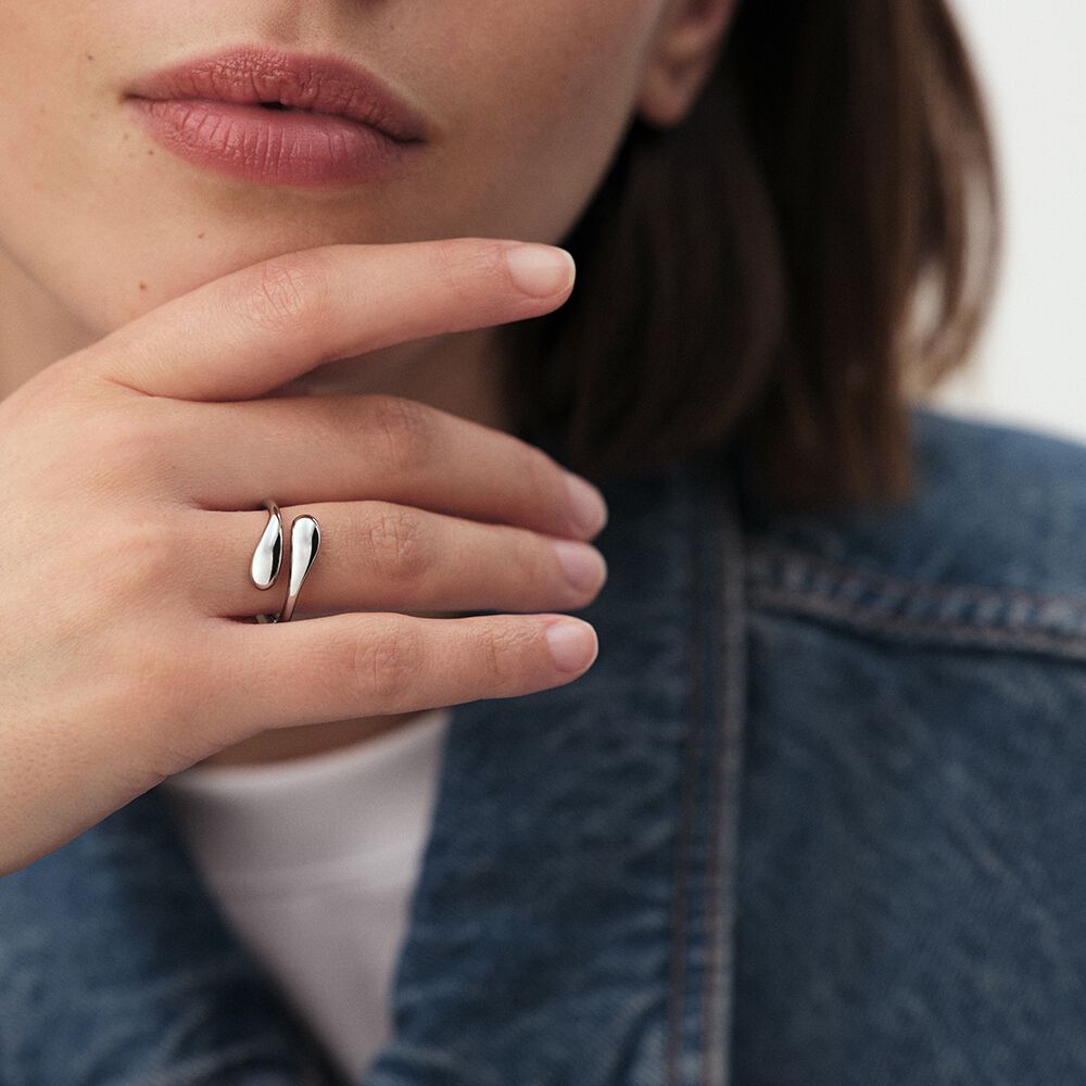 Bague fine DANAE - Argent&eacute; - Bagues fantaisie  | Agatha