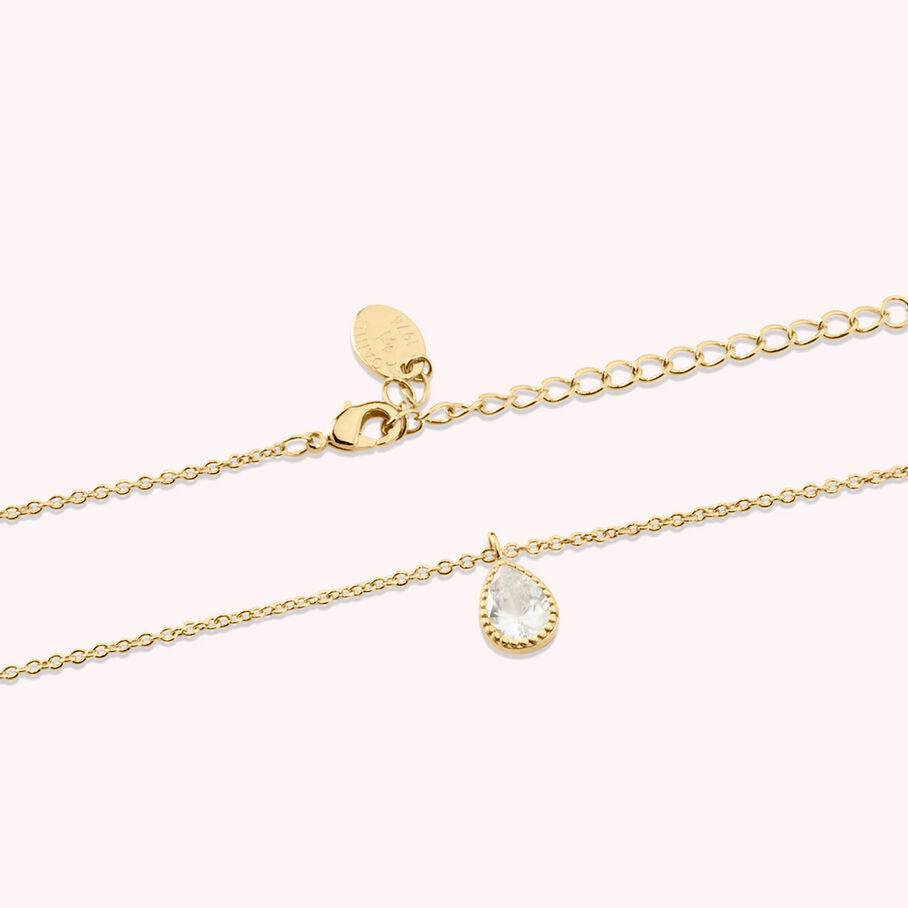 Collier ras du cou PRISMA - Cristal / Doré - Colliers  | Agatha