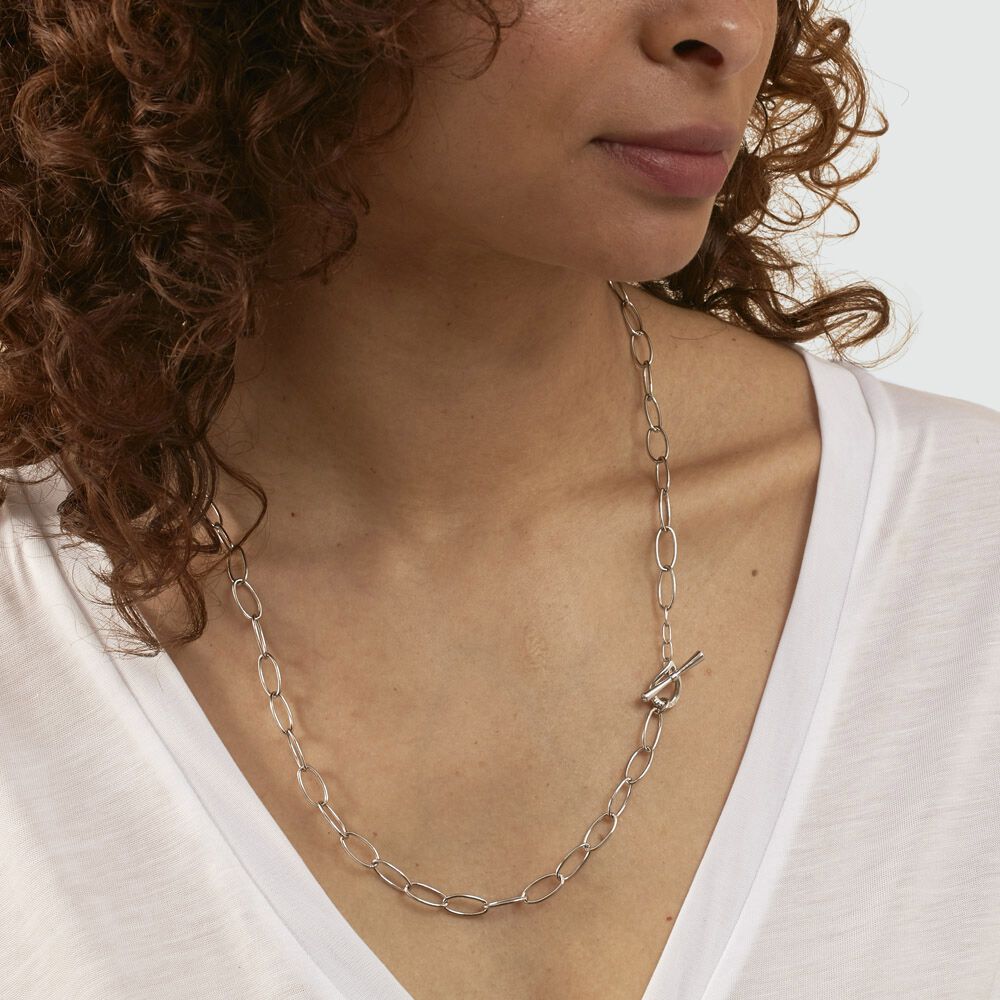 Sautoir CHAIN - Argenté - Colliers fantaisie  | Agatha