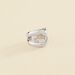 Bague large CURVE - Argenté - Bagues  | Agatha