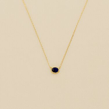 Collier ras du cou ATMA - Lapis/ bleu - Colliers  | Agatha