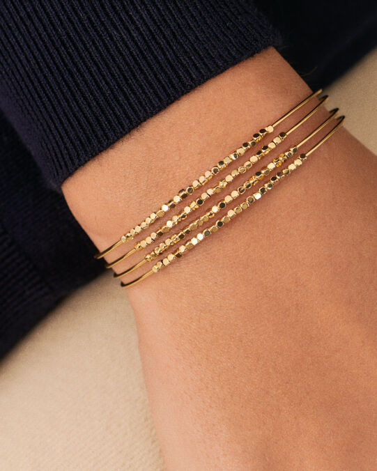 Bracelet ETIKA en Acier Doré Maillons avec Émail Rouge - AE-BR70227 Bracelet ETIKA en Acier Doré Maillons avec Émail Rouge - AE-BR70227