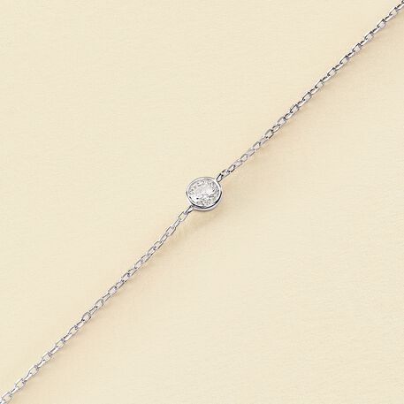 Bracelet souple BRILLANT - Cristal / Argenté - Bracelets  | Agatha