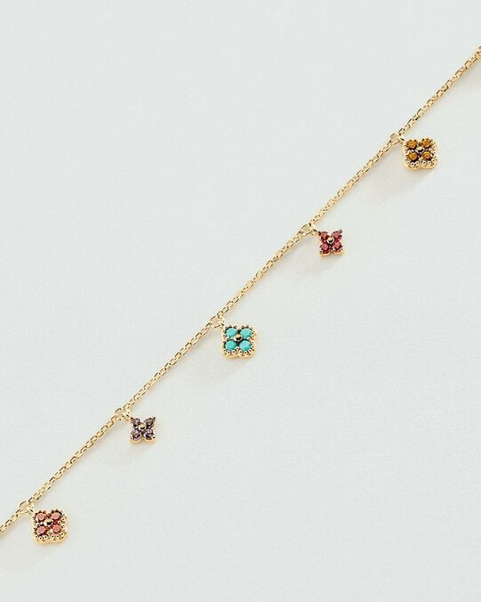 Bracelet souple BELOVED - Multicolore / Doré - Bracelets chaîne  | Agatha Bracelet souple BELOVED - Multicolore / Doré - Bracelets chaîne  | Agatha
