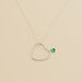 Collier mi-long BEGUIN - Vert / Argenté - Colliers  | Agatha