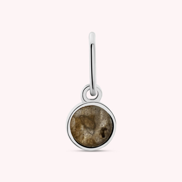 Pendentif ROND - Labradorite - Bijoux  | Agatha
