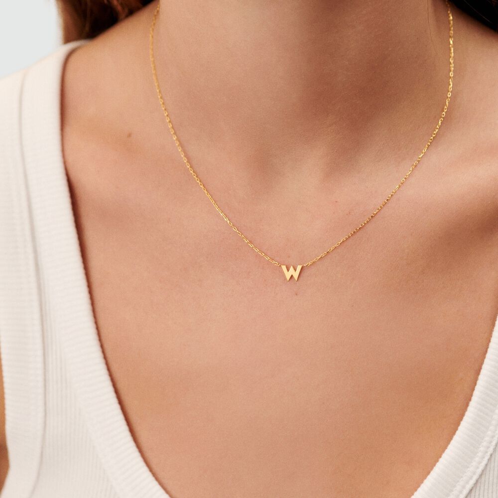 Collier ras du cou ABC - Doré - Colliers ras du cou  | Agatha