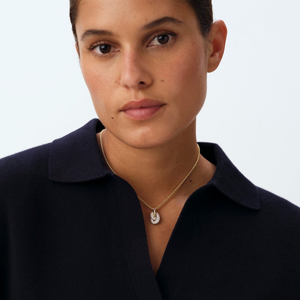 Collier ras du cou LOULOU - Cristal / Doré - Colliers ras du cou  | Agatha