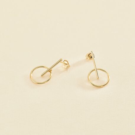 Boucles d'oreilles pendantes PHILRING - Doré - Boucles d'oreilles  | Agatha