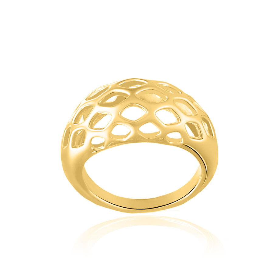 Bague large EXOTIC - Doré - Bagues  | Agatha