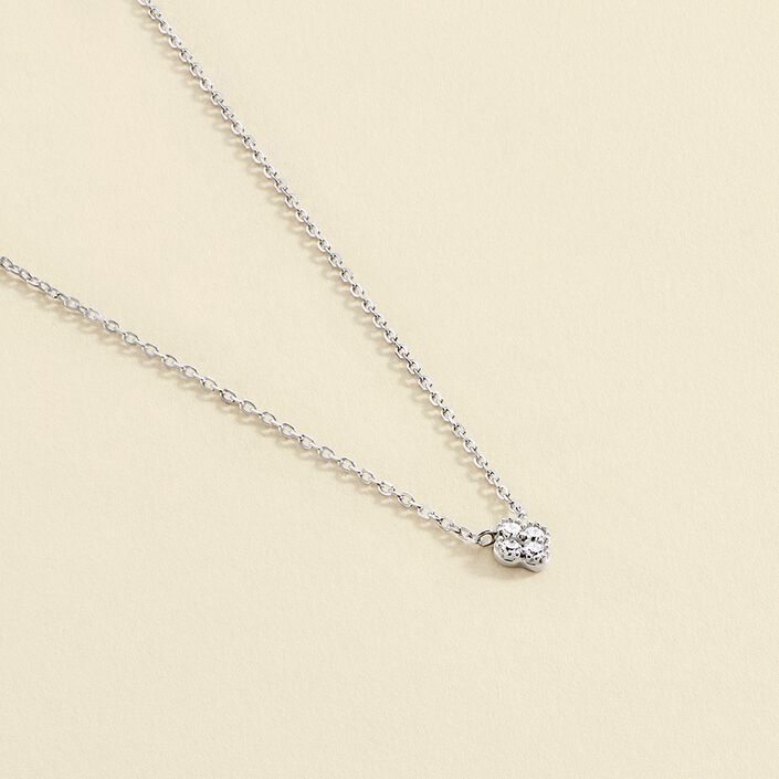 Collier ras du cou BELOVED - Cristal / Argenté - Colliers  | Agatha