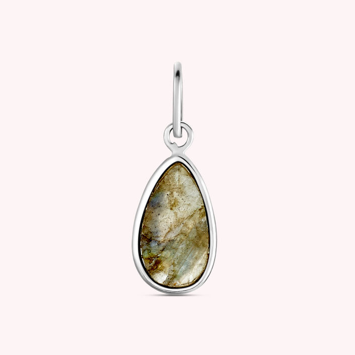 Pendentif POIRE - Labradorite - Bijoux  | Agatha