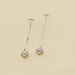 Boucles d'oreilles pendantes BELOVED - Cristal / Argenté - Boucles d'oreilles  | Agatha
