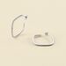 Créoles SISSI - Cristal / Argenté - Boucles d'oreilles  | Agatha