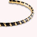 Jonc SESHA - Noir / Doré - Bracelets  | Agatha