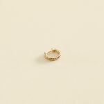 Piercing créole TRESSEE - Doré - Piercings  | Agatha