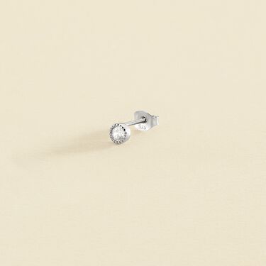 Piercing puce GRAINETTI - Cristal / Argenté - Piercings  | Agatha