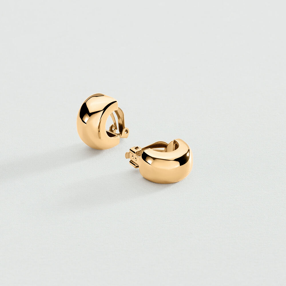 Boucles d'oreilles clips TURENNE - Doré - Boucles d'oreilles clips  | Agatha