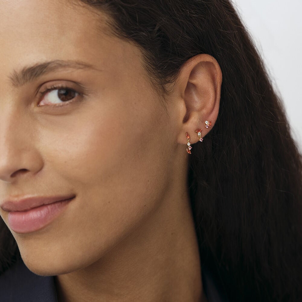 Piercing puce AMAS - Rose / Blanc - Piercings  | Agatha
