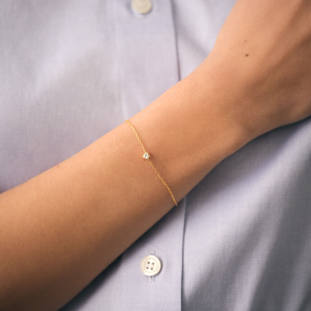Bracelet souple ADOREE - Cristal / Doré - Bracelets souples  | Agatha