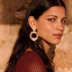 Boucles d'oreilles pendantes VENUS - Doré - Boucles d'oreilles  | Agatha