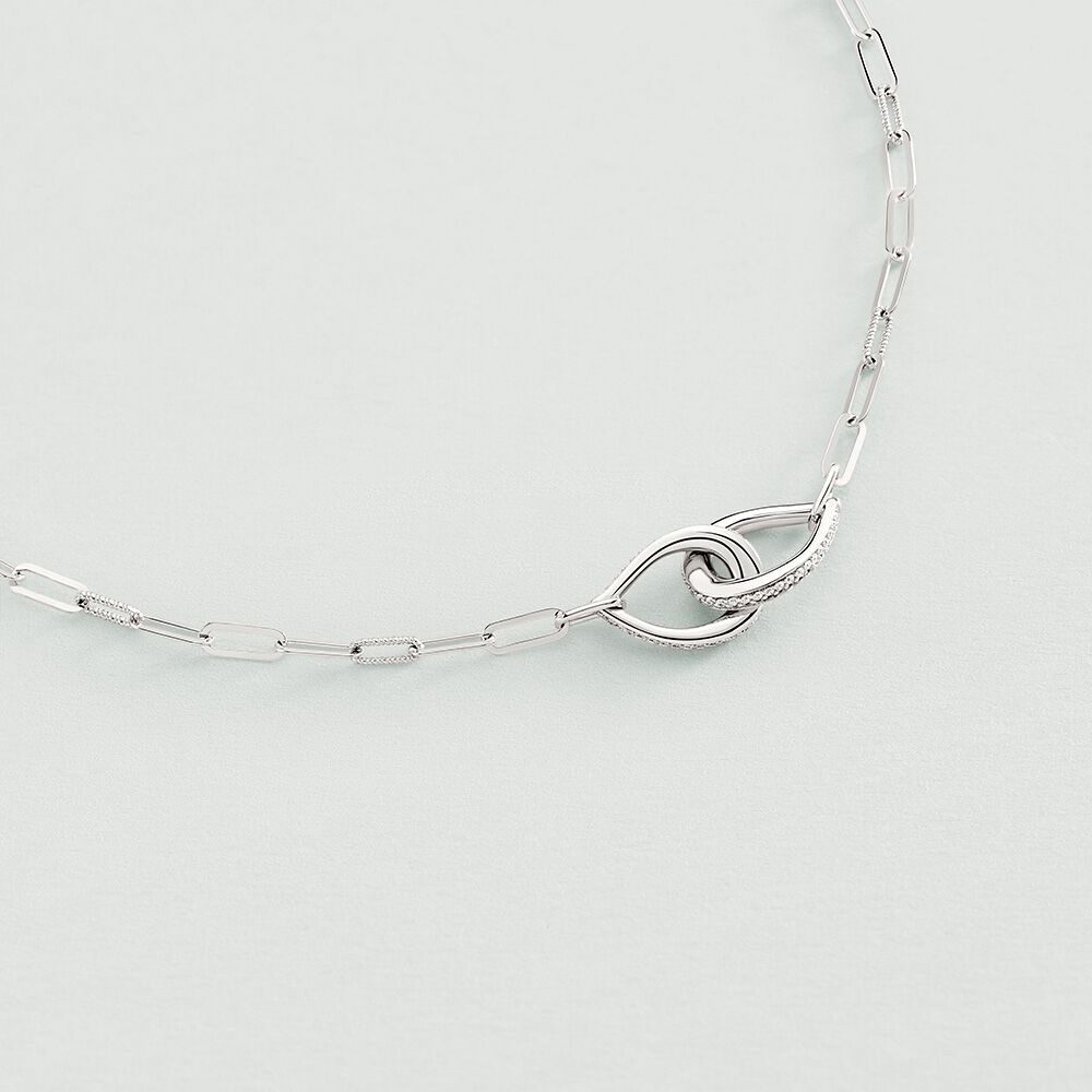 Agatha Collier ras du cou GEMINI - Cristal / Argenté 02623706-136-TU