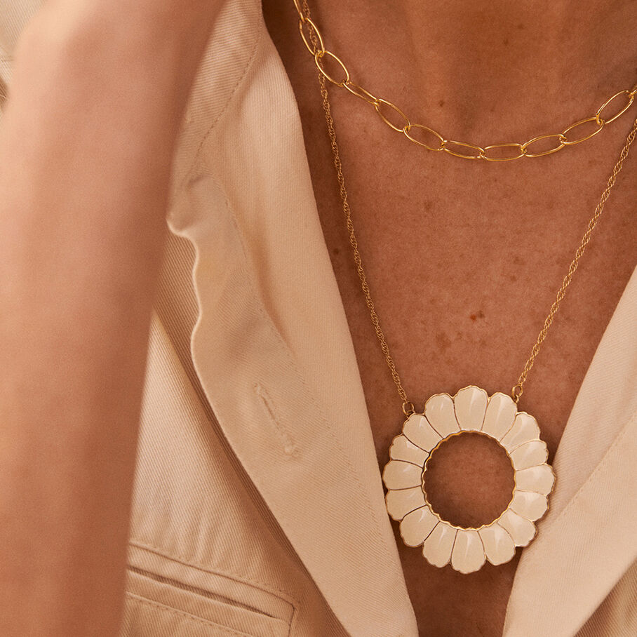 Collier mi-long CHAIN - Doré - Colliers  | Agatha