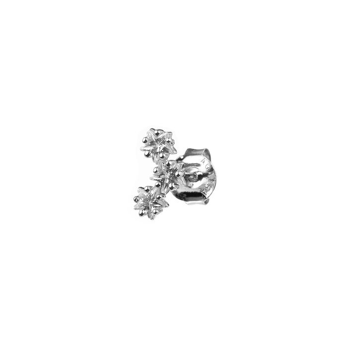 Piercing puce SHINE - Cristal / Argenté - Piercings  | Agatha