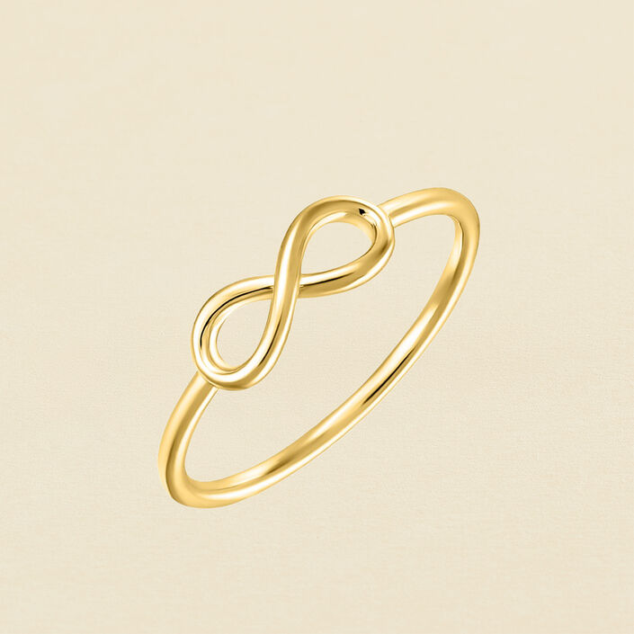 Bague fine INFINI - Doré - Bagues  | Agatha