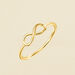 Bague fine INFINI - Doré - Bagues  | Agatha