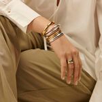 Bague large DUA - Argenté / Doré - Bagues  | Agatha