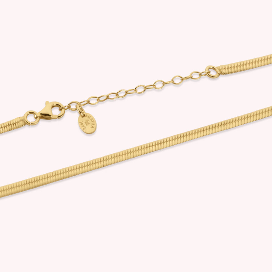 Collier mi-long EFFLEURE - Doré - Colliers  | Agatha