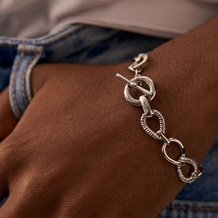 Bracelet souple HARMONIE - Argenté - Bracelets  | Agatha