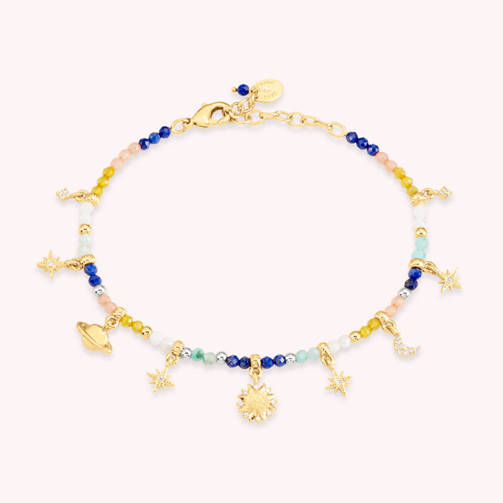 Bracelet souple BIGBANG - Multicolore / Doré - Bracelets  | Agatha