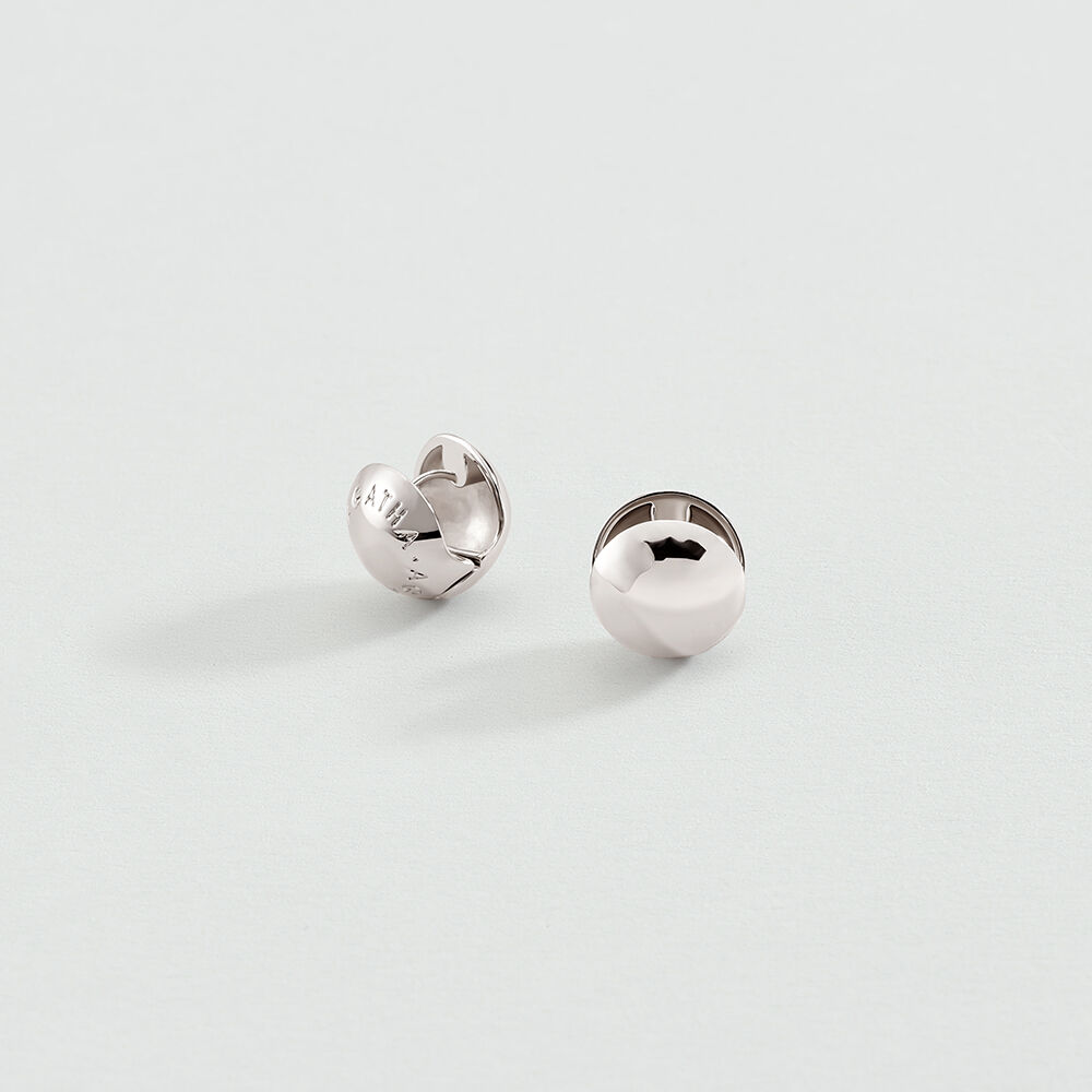 Créoles PALAIS ROYAL - Argenté - Boucles d'oreilles boule  | Agatha