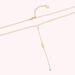 Collier mi-long PIRAMIDE - Cristal / Doré - Colliers  | Agatha