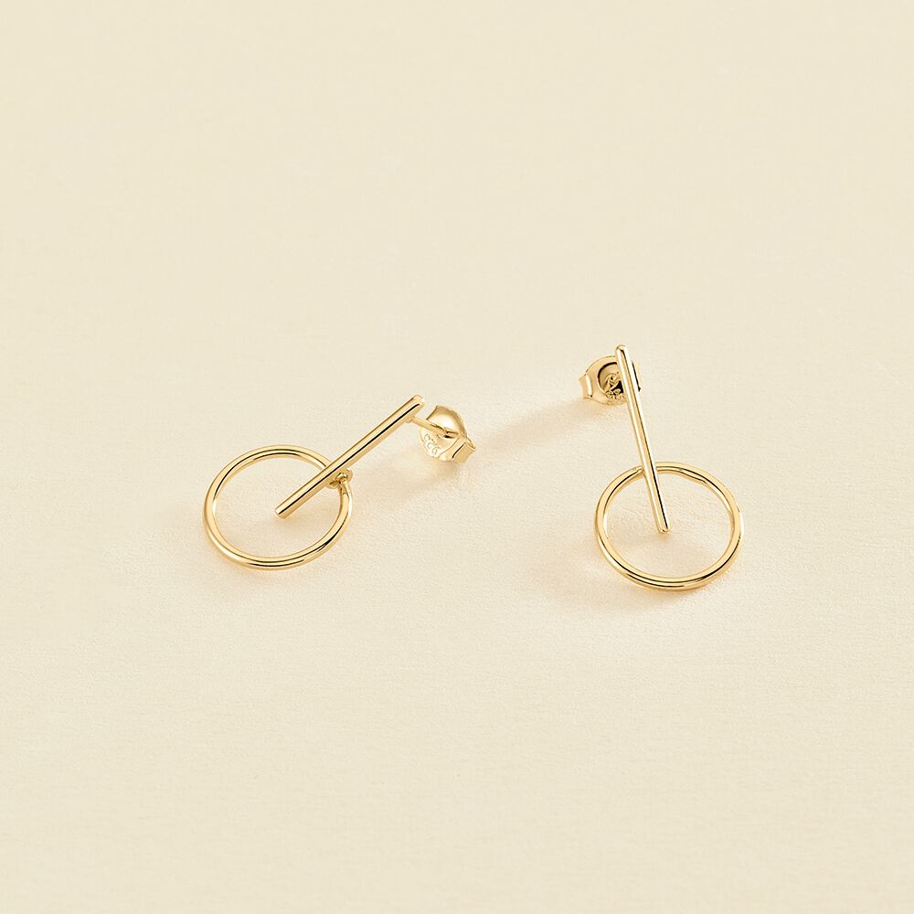 Boucles d'oreilles pendantes PHILRING - Doré - Boucles d'oreilles  | Agatha