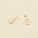 Boucles d'oreilles pendantes PHILRING - Doré - Boucles d'oreilles  | Agatha