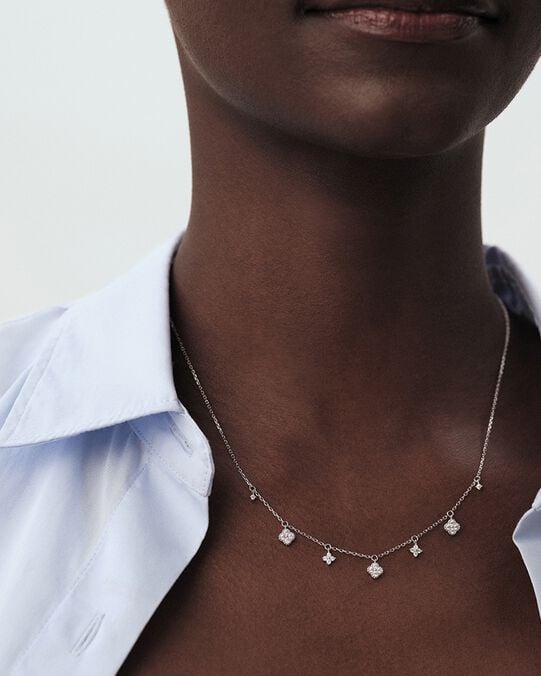 Collier ras du cou BELOVED - Cristal / Argenté - Colliers fantaisie  | Agatha Collier ras du cou BELOVED - Cristal / Argenté - Colliers fantaisie  | Agatha