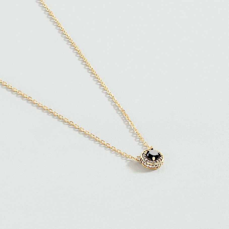 Collier ras du cou IMPERIAL - Noir / Doré - Colliers  | Agatha