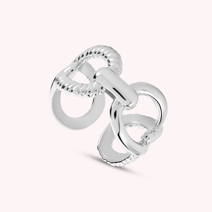 Bague ajustable HARMONIE - Argenté - Bagues  | Agatha