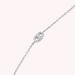 Bracelet souple ETREINTE - Cristal / Argenté - Bracelets  | Agatha