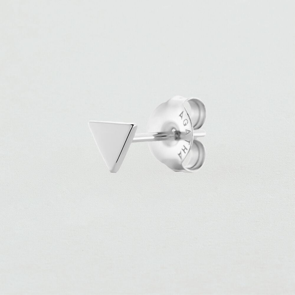 Piercing puce EQUILATERO - Argenté - Outlet  | Agatha