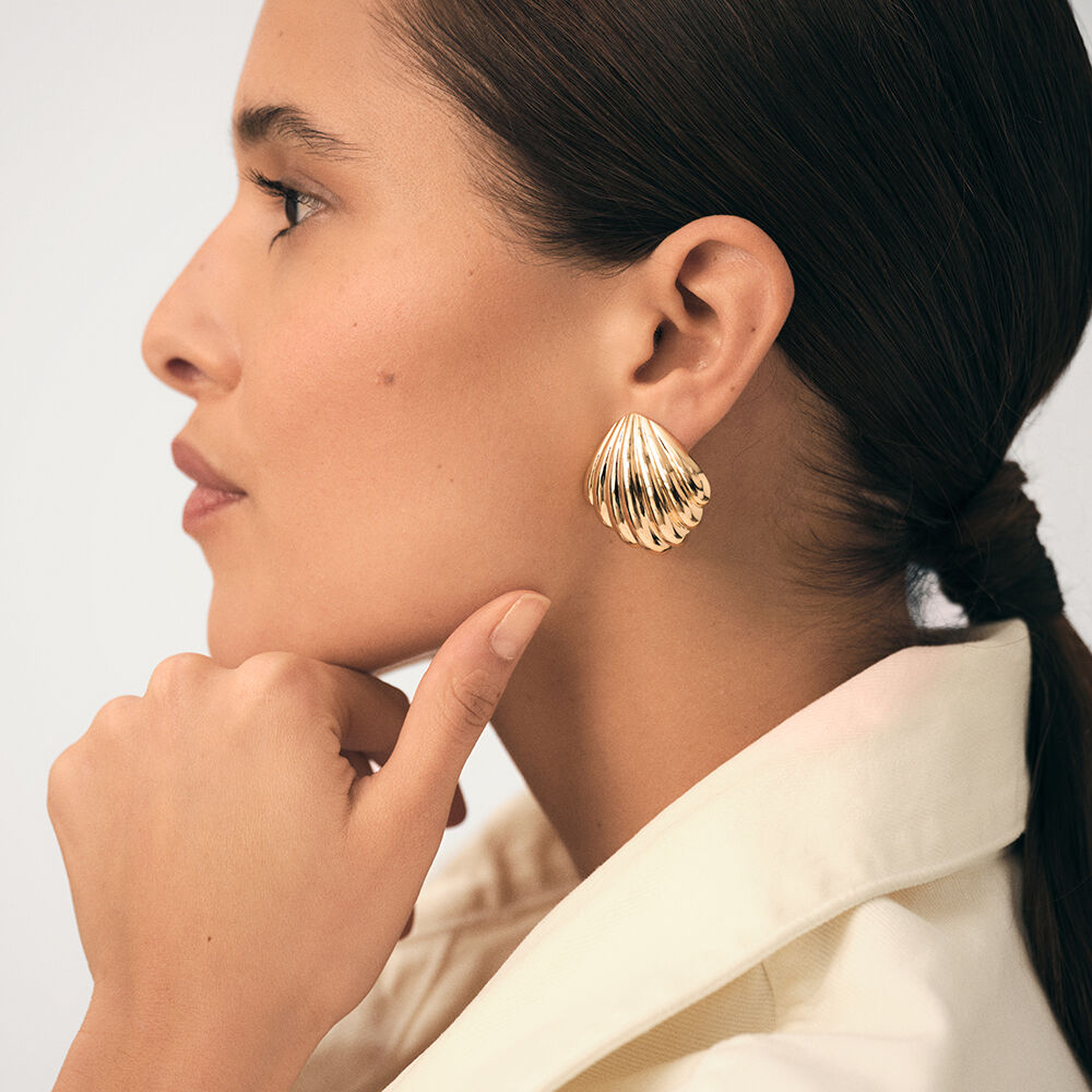 Boucles d'oreilles pendantes N-13 - Doré - Boucles d'oreilles fantaisies  | Agatha