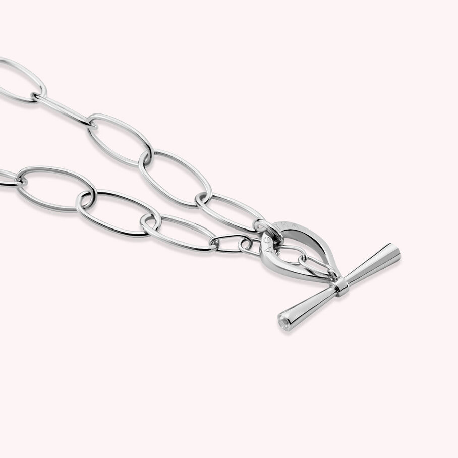 Collier mi-long CHAIN - Argenté - Colliers  | Agatha