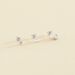 Piercing puce PARADIS - Cristal / Argenté - Piercings  | Agatha