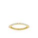 Bague fine CARRE - Cristal / Doré - Bagues  | Agatha