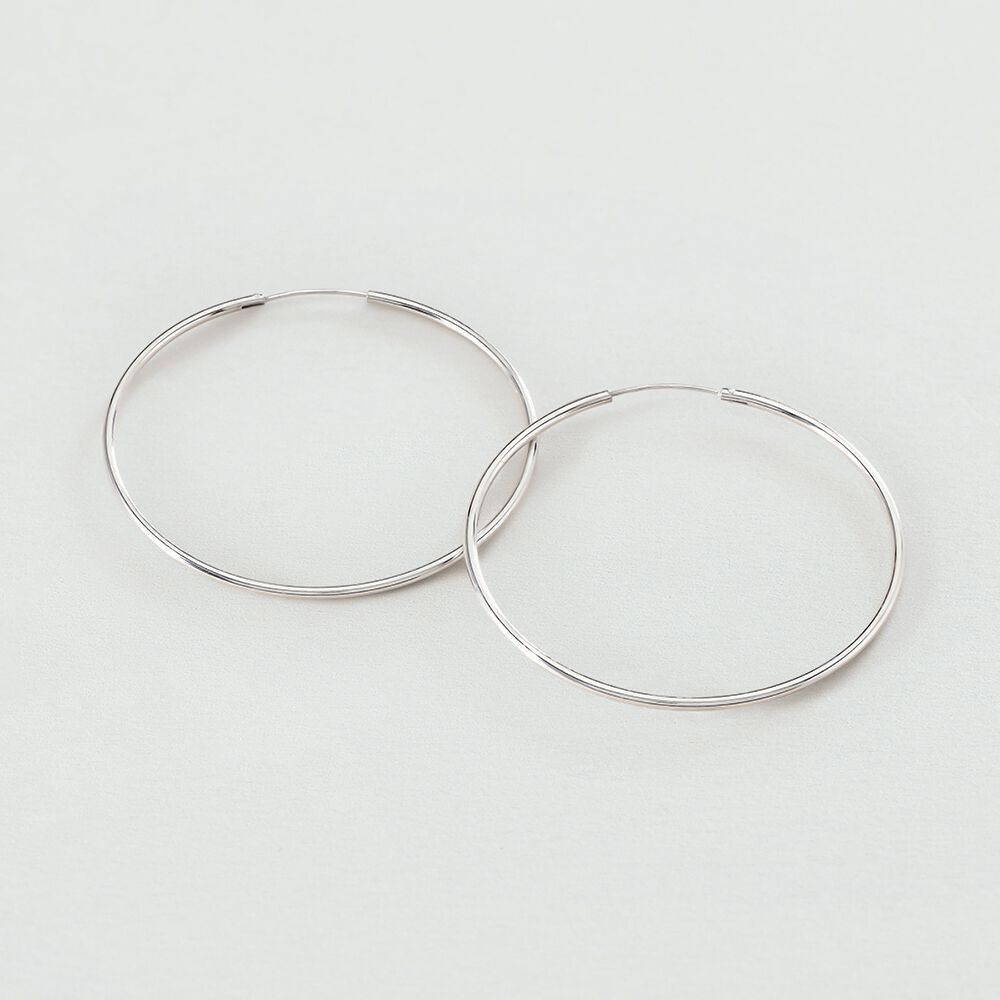 Créoles CREOLA - Argenté - Boucles d'oreilles fantaisies  | Agatha