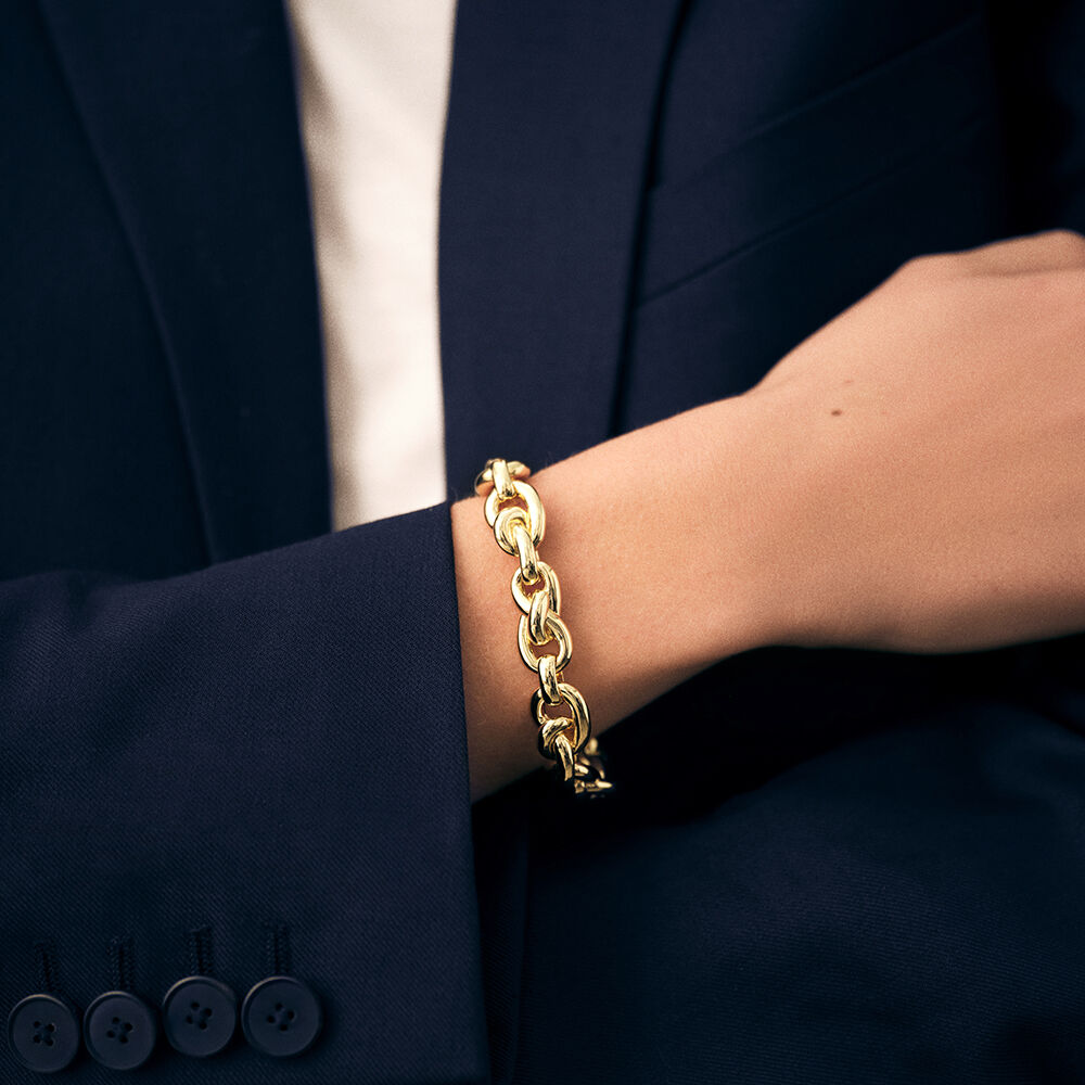 Bracelet souple LOULOU - Doré - Bracelets fantaisie  | Agatha